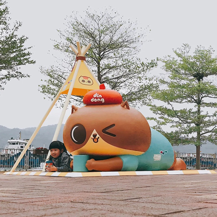 海濱公園長廊「維港癲當(dāng)開心村」展示活動策劃的「癲當(dāng)」太好玩了